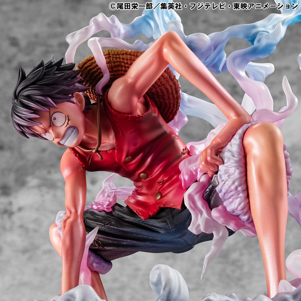 One Piece - Monkey D. Luffy, P.O.P PVC Statue Gear 2 Limited Edition 19 cm