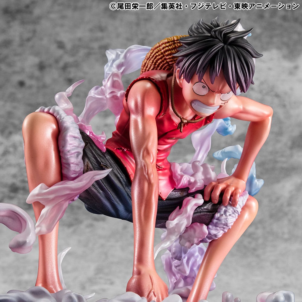 One Piece - Monkey D. Luffy, P.O.P PVC Statue Gear 2 Limited Edition 19 cm