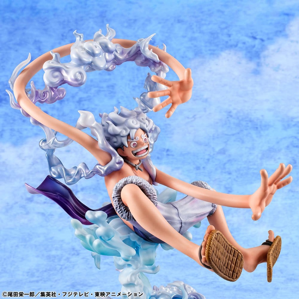 One Piece - Monkey D. Luffy, Portrait.Of.Pirates PVC Figure "Evolutionary History" "Gear Fifth" 26 cm