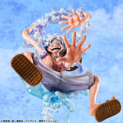 One Piece - Monkey D. Luffy, Portrait.Of.Pirates PVC Figure "Evolutionary History" "Gear Fifth" 26 cm