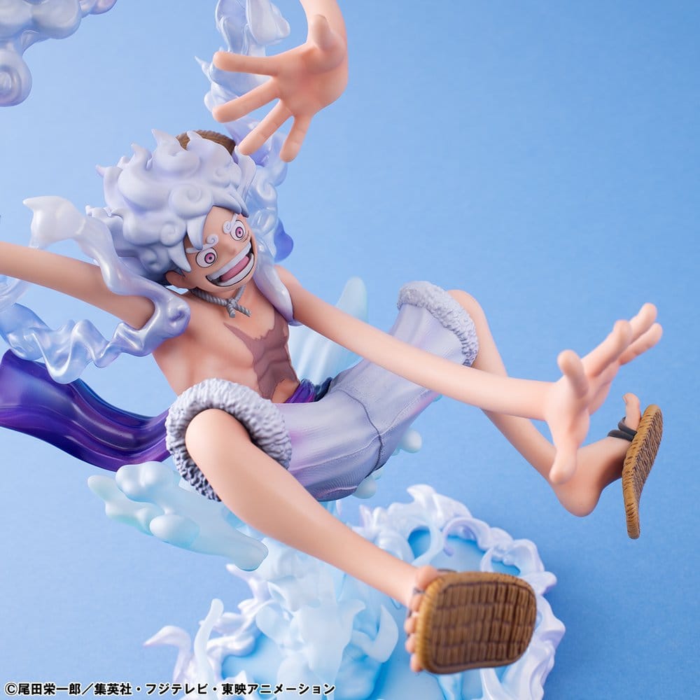 One Piece - Monkey D. Luffy, Portrait.Of.Pirates PVC Figure "Evolutionary History" "Gear Fifth" 26 cm