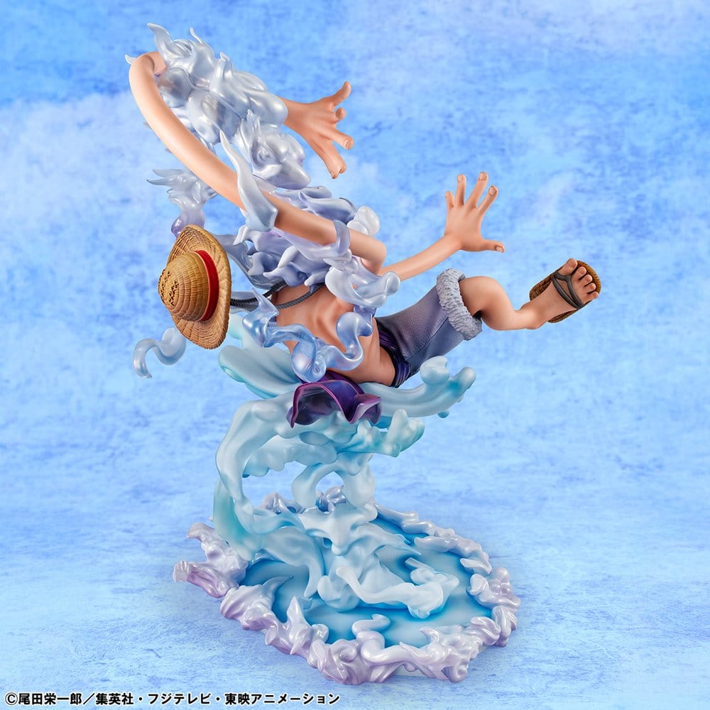 One Piece - Monkey D. Luffy, Portrait.Of.Pirates PVC Figure "Evolutionary History" "Gear Fifth" 26 cm