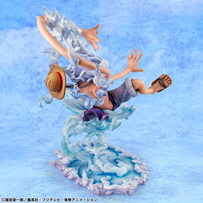 One Piece - Monkey D. Luffy, Portrait.Of.Pirates PVC Figure "Evolutionary History" "Gear Fifth" 26 cm
