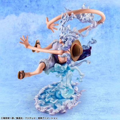 One Piece - Monkey D. Luffy, Portrait.Of.Pirates PVC Figure "Evolutionary History" "Gear Fifth" 26 cm
