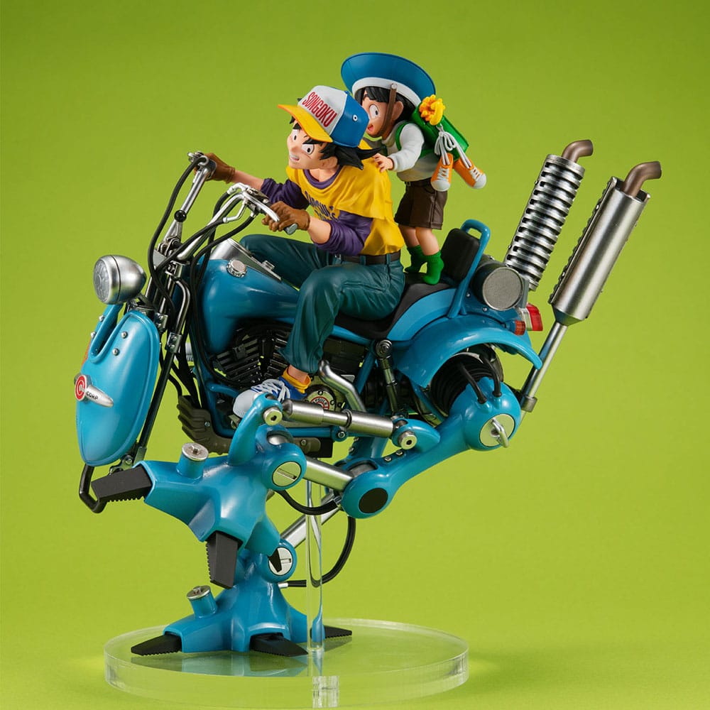 Dragonball Z - Son Goku & Son Gohan & Robot, Desktop Real McCoy EX PVC Diorama with two legs 20 cm