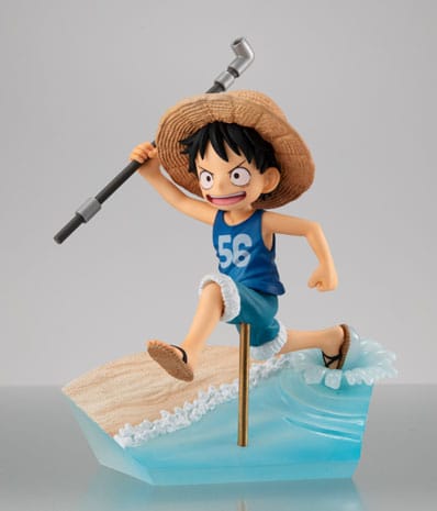 One Piece - Monkey D. Luffy G.E.M. Series PVC Statue Run! Run! Run! 15th Anniversary Ver. 12 cm