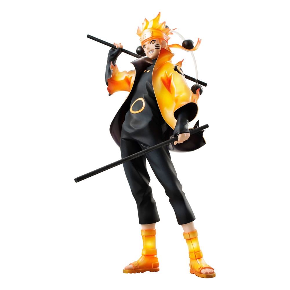 Naruto Shippuden - Naruto Uzumaki, G.E.M. Series PVC Statue Six Paths Sage Mode 15th Anniversary Ver. 22 cm