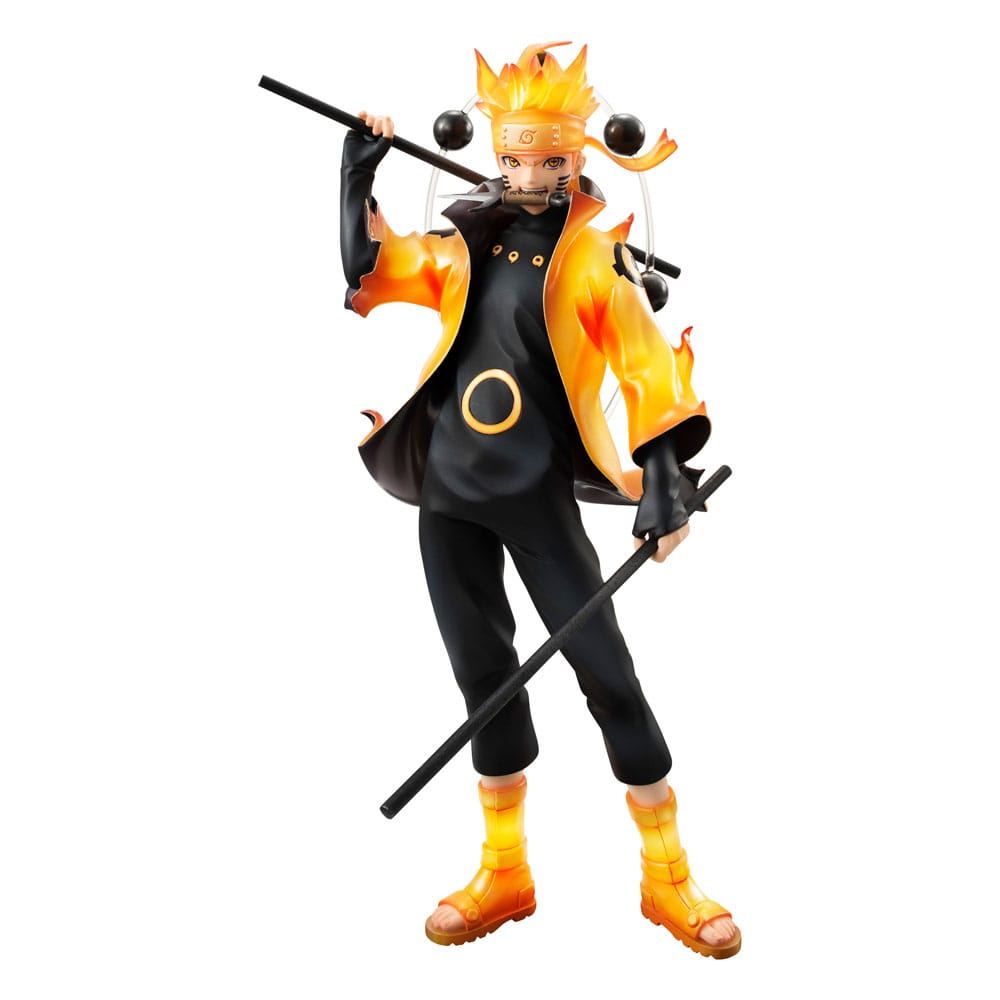Naruto Shippuden - Naruto Uzumaki, G.E.M. Series PVC Statue Six Paths Sage Mode 15th Anniversary Ver. 22 cm