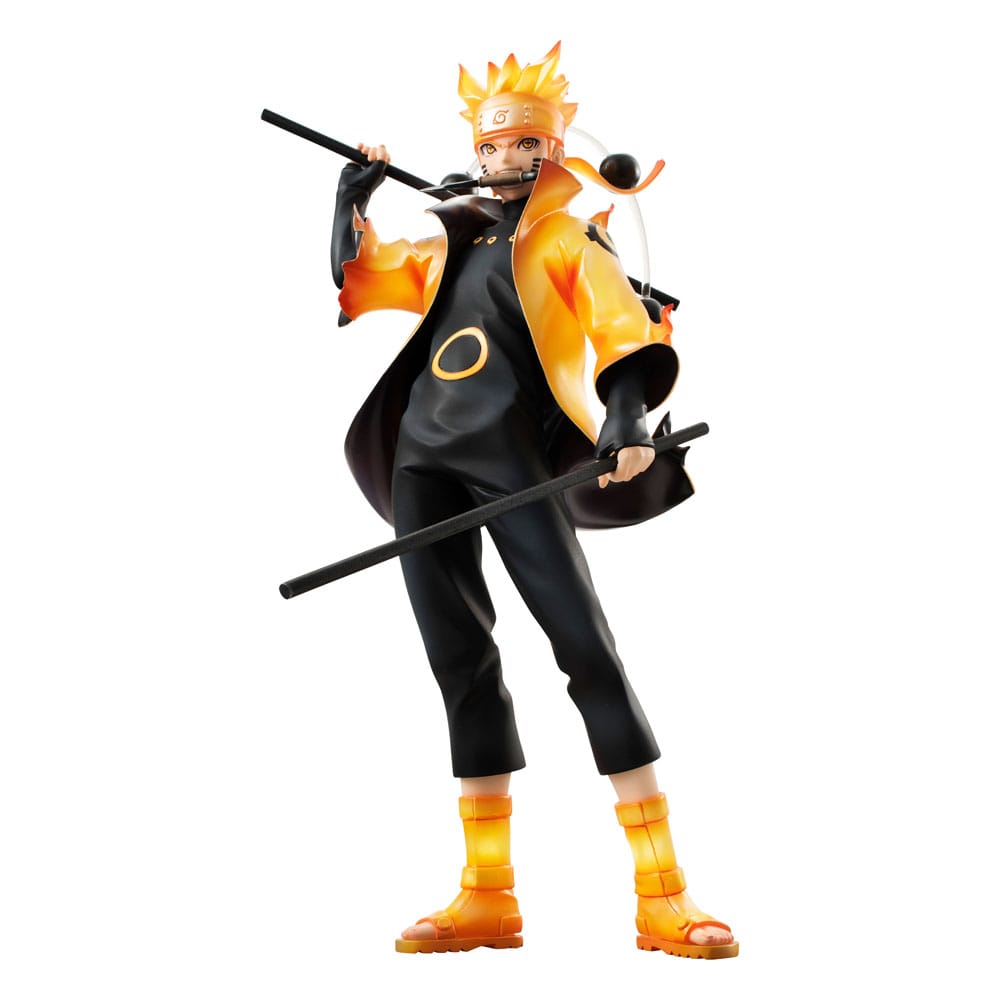 Naruto Shippuden - Naruto Uzumaki, G.E.M. Series PVC Statue Six Paths Sage Mode 15th Anniversary Ver. 22 cm