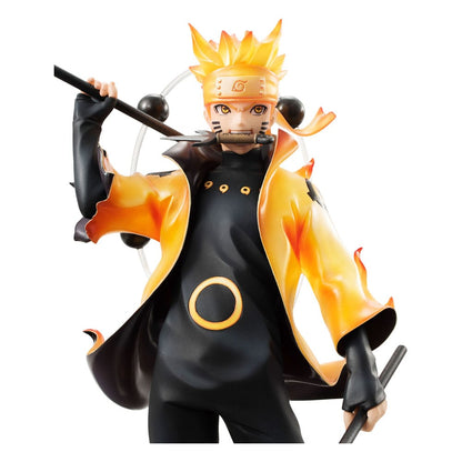 Naruto Shippuden - Naruto Uzumaki, G.E.M. Series PVC Statue Six Paths Sage Mode 15th Anniversary Ver. 22 cm