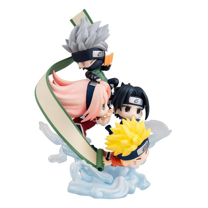 Naruto Shippuden - Team 7 (Kakashi, Sasuke, Naruto, Sakura) FigUnity PVC Mini-Statue Gather here, 13 cm