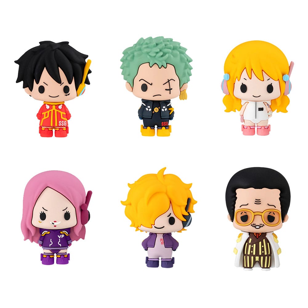 One Piece - 1 Blind Box, Chokorin Mascot Series Trading Figure Egghead Ver. 5 cm