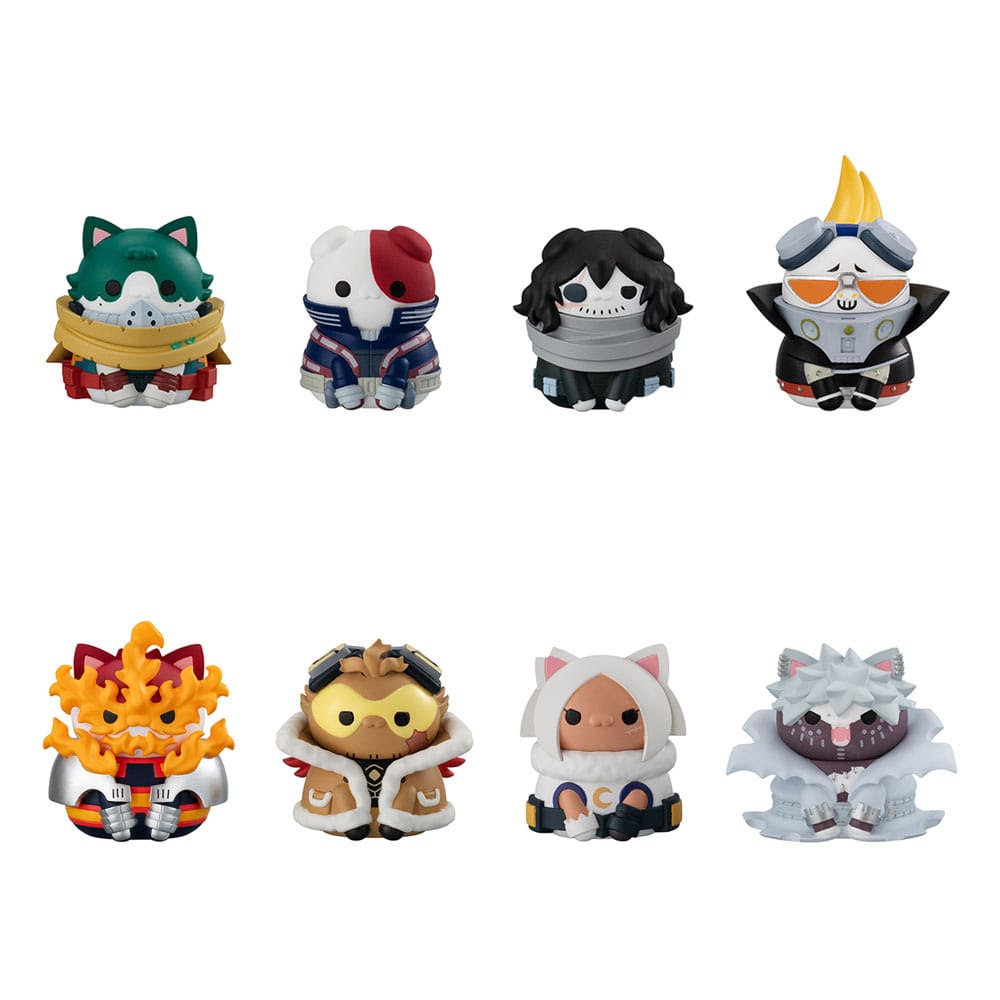 My Hero Academia - 1 Blind Box, Mega Cat Project Mini Figures Heroaca Cats No.01 3 cm