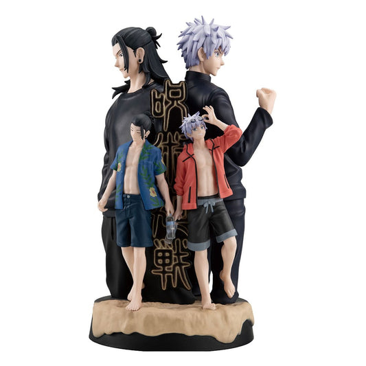Jujutsu Kaisen - Gojo/Geto Petitrama DX PVC Mini-Statue Hidden Inventory/Premature Death Statue 14 cm