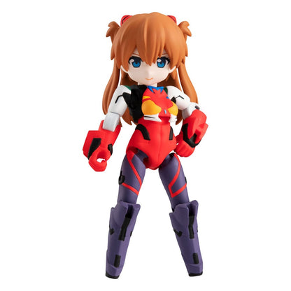 Neon Genesis Evangelion - Shikinami Asuka Langley & Evangelion Unit 8+2, Desktop Army Action Figures 15 cm