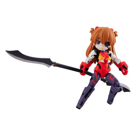 Neon Genesis Evangelion - Shikinami Asuka Langley & Evangelion Unit 8+2, Desktop Army Action Figures 15 cm
