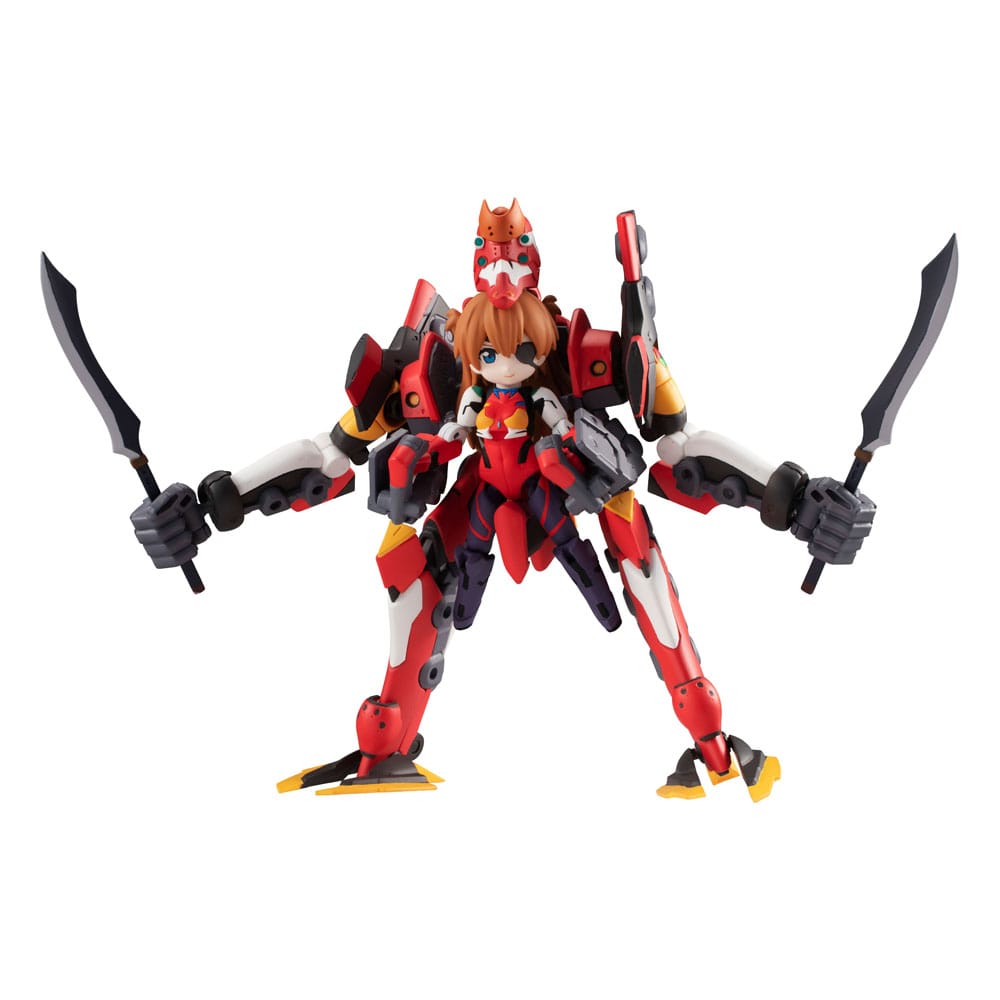 Neon Genesis Evangelion - Shikinami Asuka Langley & Evangelion Unit 8+2, Desktop Army Action Figures 15 cm