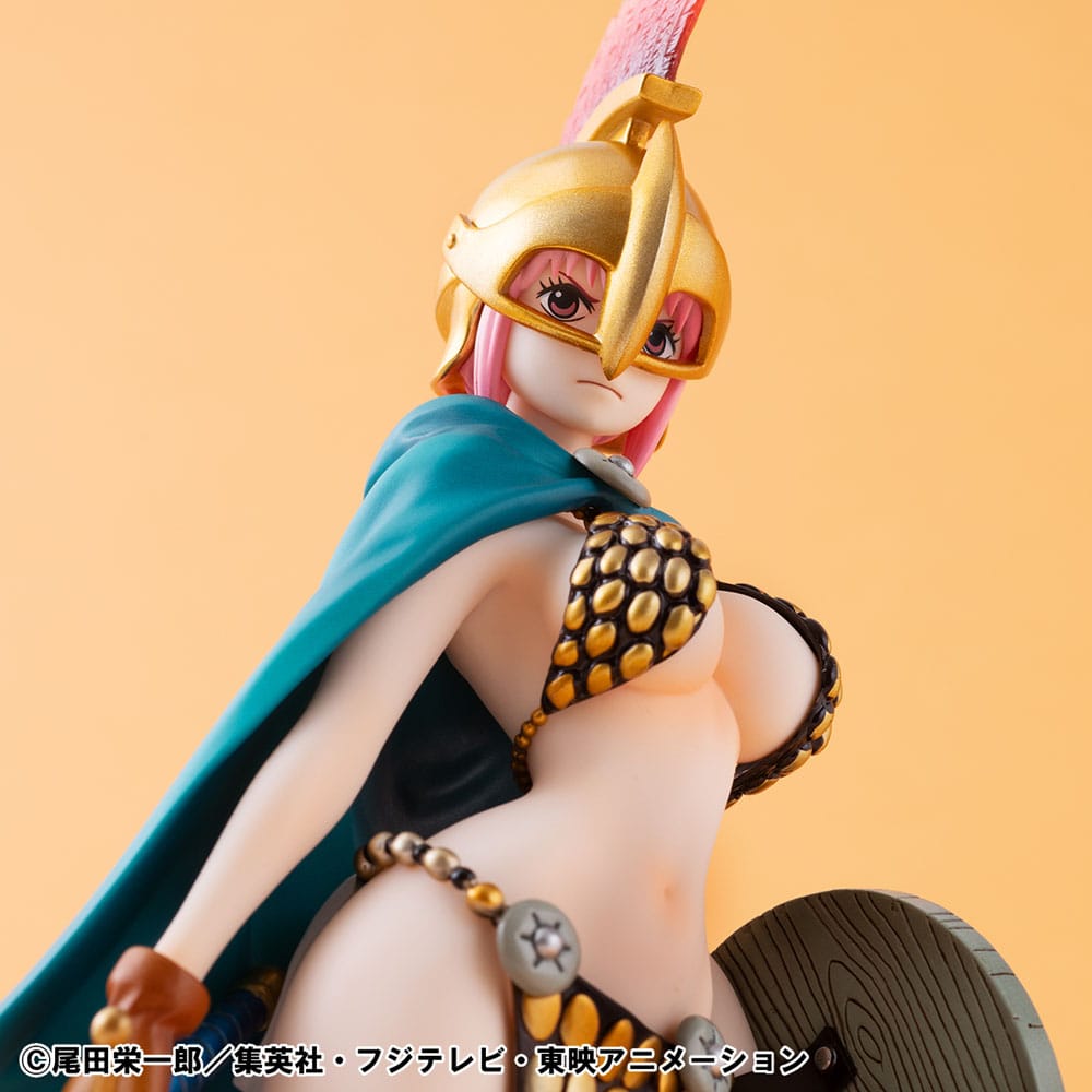 One Piece - Rebecca P.O.P PVC Statue Gladiator Sailing Again Super Limited Reprint Ver. 22 cm