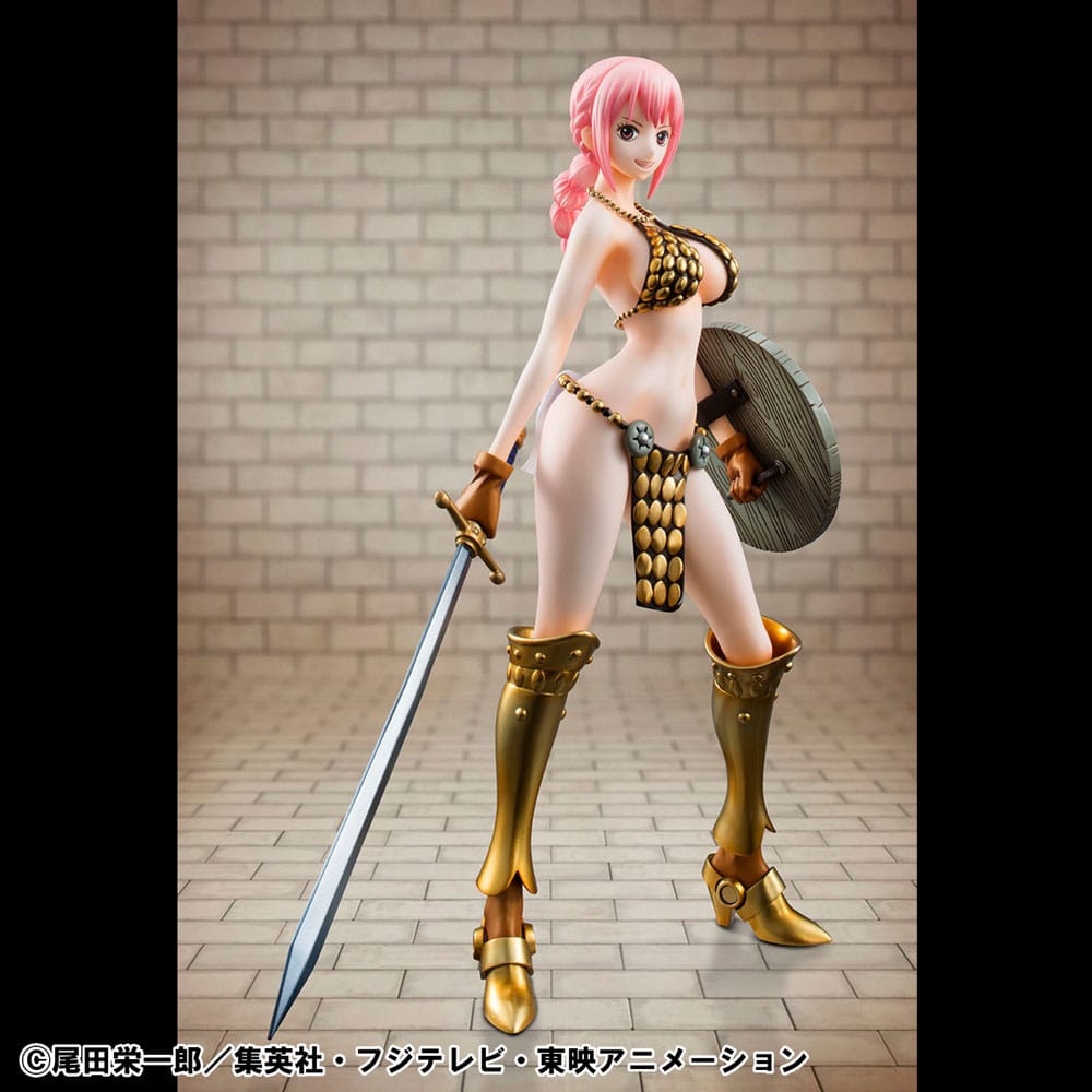 One Piece - Rebecca P.O.P PVC Statue Gladiator Sailing Again Super Limited Reprint Ver. 22 cm