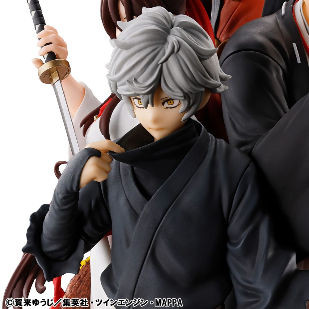 Hell's Paradise - Gabimaru, Sagiri, Chobei Aza, Shion, Petitrama DX PVC Mini-Statue 15 cm