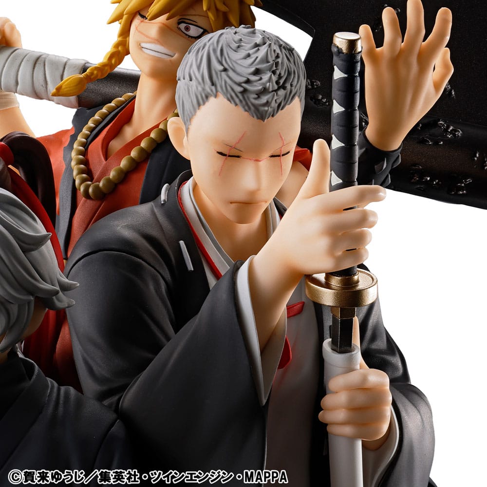 Hell's Paradise - Gabimaru, Sagiri, Chobei Aza, Shion, Petitrama DX PVC Mini-Statue 15 cm