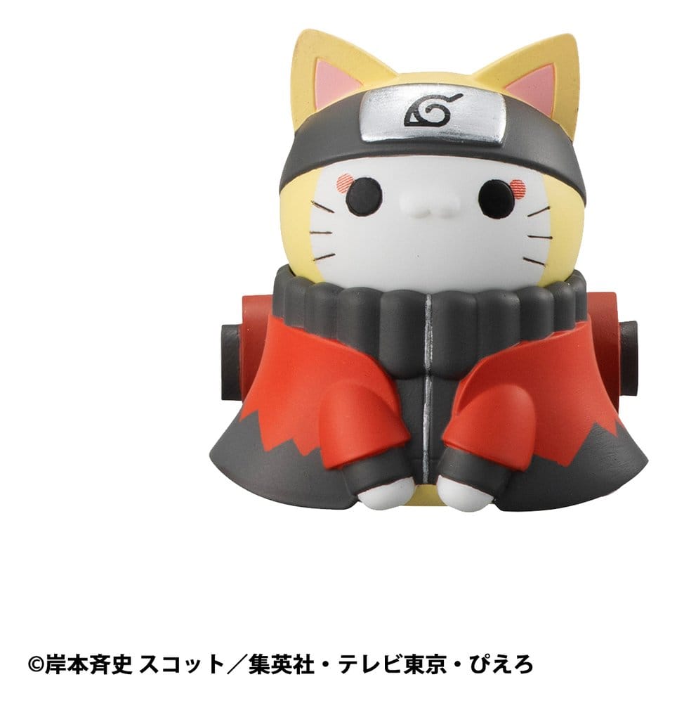 Naruto Shippuden - 1 Blind Box, Mega Cat Project Trading Figure Defense Battle of Village of Konoha! 3 cm Nyaruto!