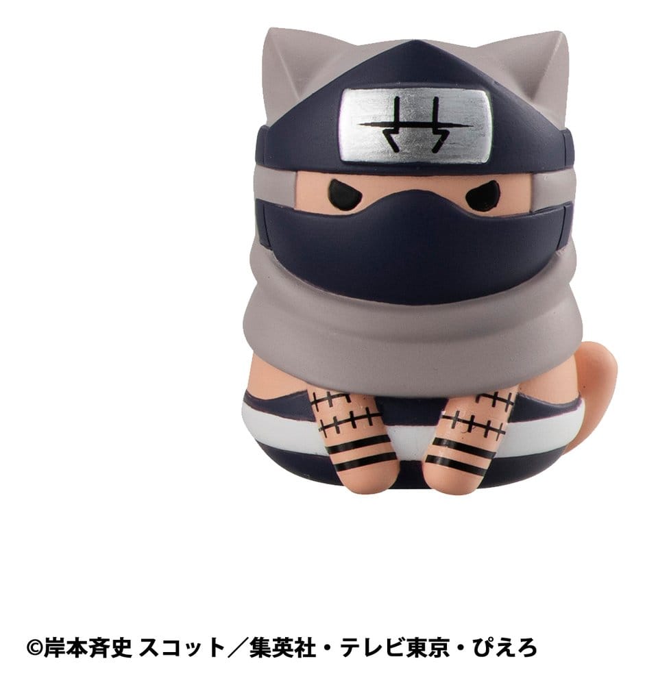 Naruto Shippuden - 1 Blind Box, Mega Cat Project Trading Figure Defense Battle of Village of Konoha! 3 cm Nyaruto!