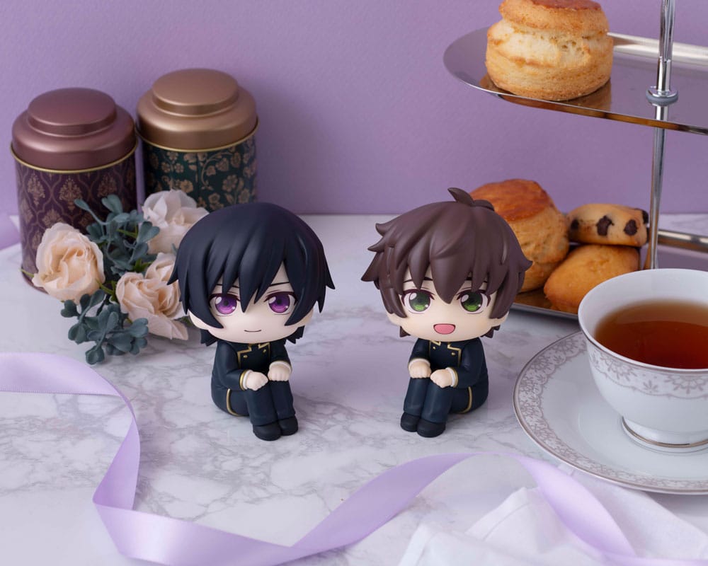 Code Geass - Lelouch Lamperouge & Suzaku Kururugi, Lelouch of the Rebellion Look Up PVC Statuen Set (with gift) 11 cm