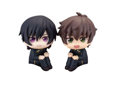 Code Geass - Lelouch Lamperouge & Suzaku Kururugi, Lelouch of the Rebellion Look Up PVC Statuen Set (with gift) 11 cm