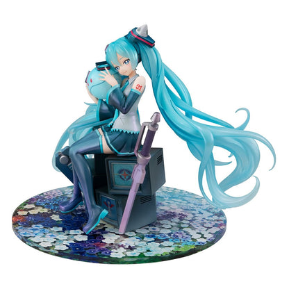 Mobile Suit Gundam x Hatsune Miku - Hatsune Miku, x OO GundamLucrea PVC Statue 45th Anniversary 17 cm