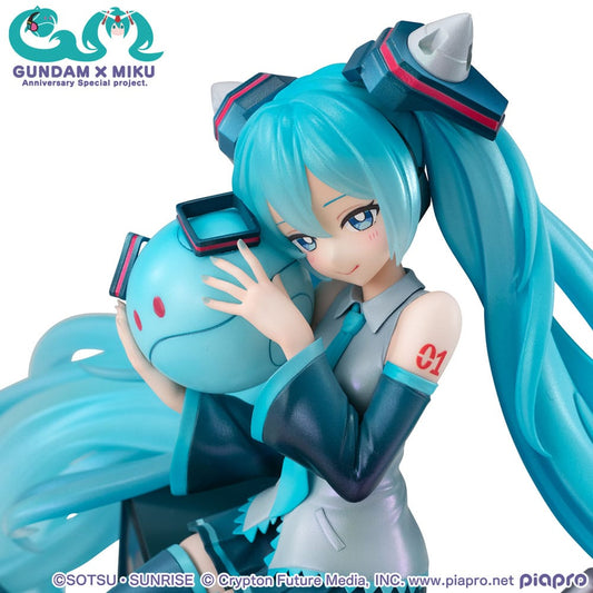 Mobile Suit Gundam x Hatsune Miku - Hatsune Miku, x OO GundamLucrea PVC Statue 45th Anniversary 17 cm