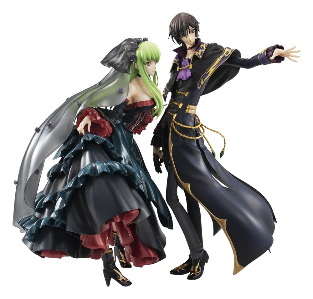 Code Geass - L.L. & C.C., Lelouch of the Rebellion Precious G.E.M. Series Statues 2-Pack 20th Anniversary 25 cm