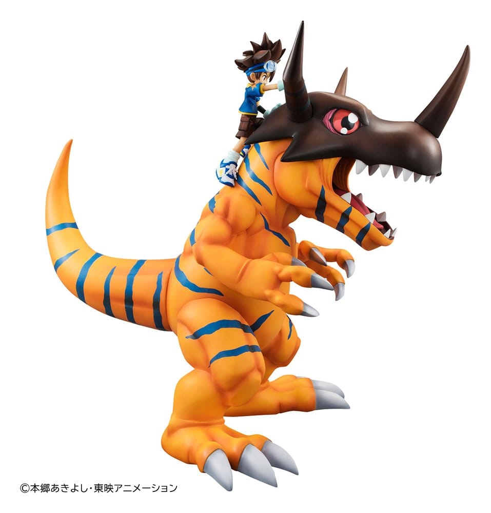 Digimon Adventure - Figur Greymon & Taichi Yagami , Precious G.E.M. Series PVC 25 cm (Repeat)