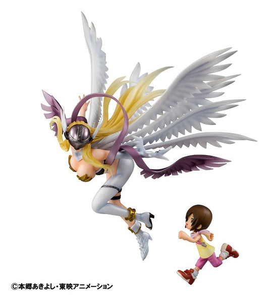 Digimon Adventure - Angewomon & Hikari Yagami, Precious G.E.M. Series PVC Statue 22 cm