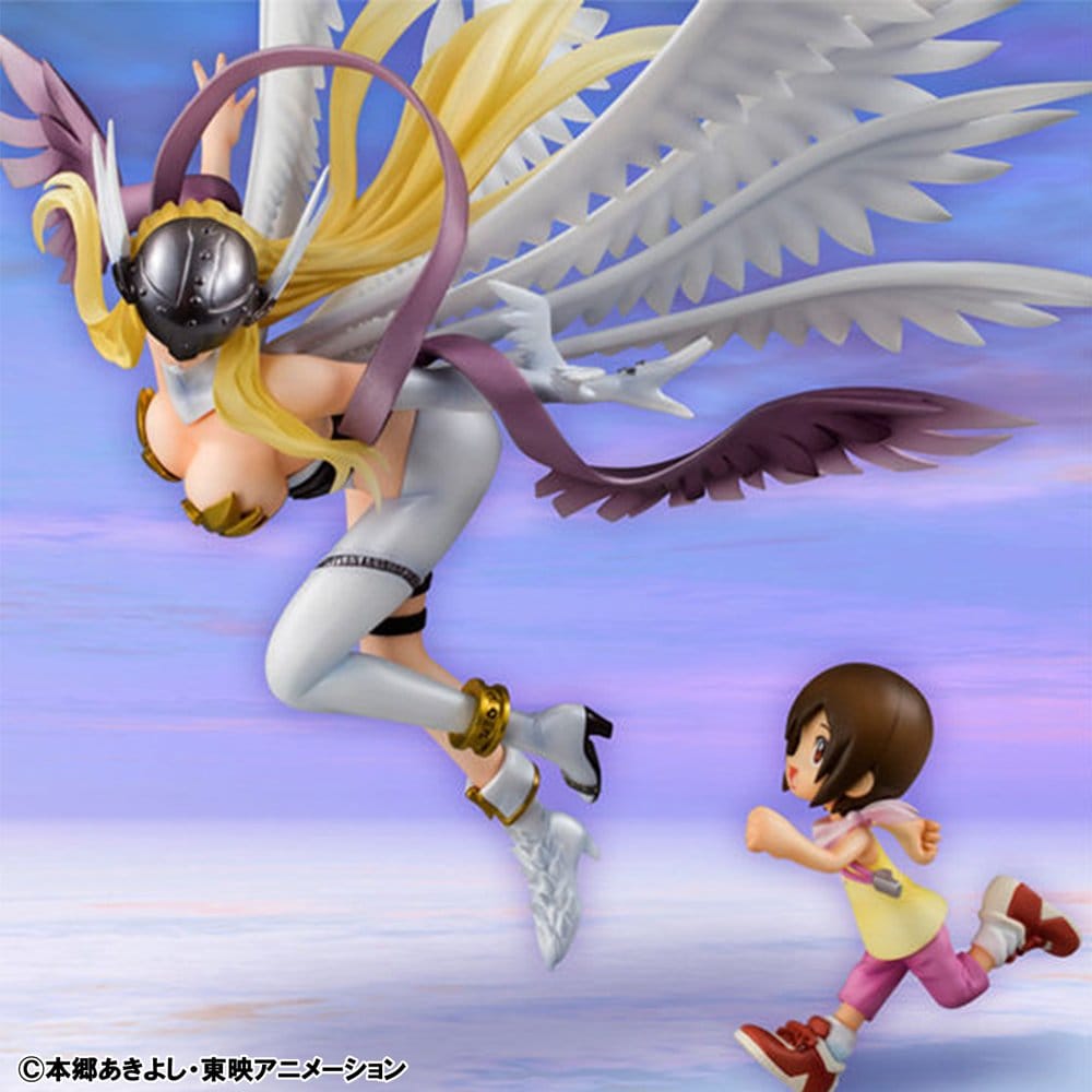 Digimon Adventure - Angewomon & Hikari Yagami, Precious G.E.M. Series PVC Statue 22 cm