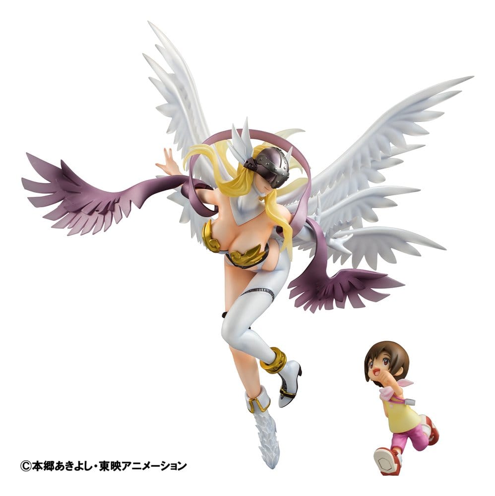 Digimon Adventure - Angewomon & Hikari Yagami, Precious G.E.M. Series PVC Statue 22 cm