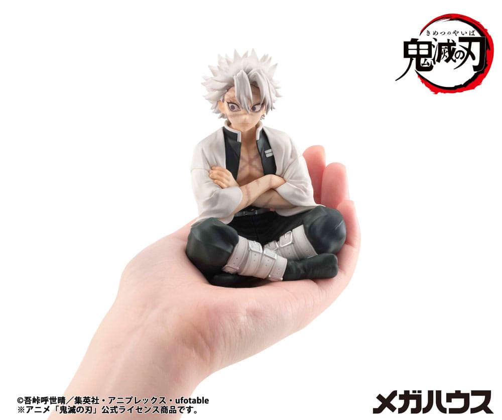 Demon Slayer - Sanemi Shinazugawa-san, Kimetsu no Yaiba G.E.M. PVC Statue Palm Size 9 cm