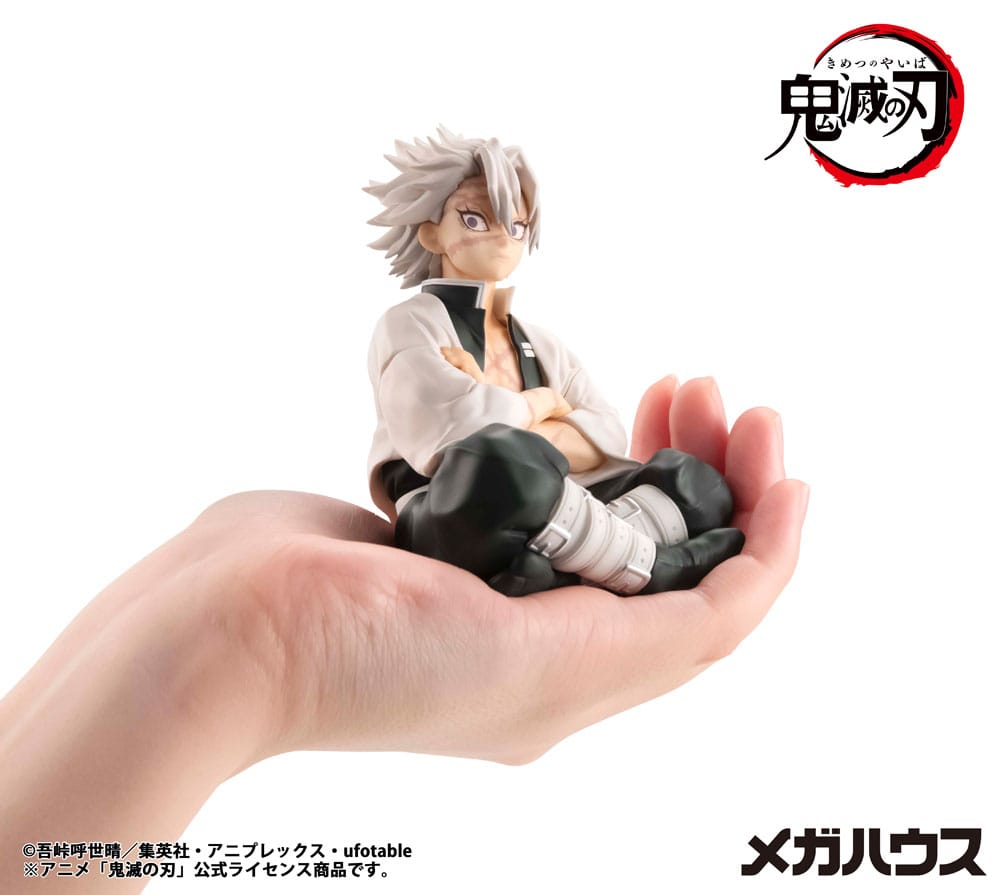 Demon Slayer - Sanemi Shinazugawa-san, Kimetsu no Yaiba G.E.M. PVC Statue Palm Size 9 cm
