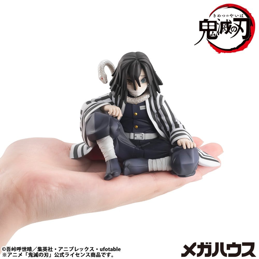 Demon Slayer - Obanai Iguro, Kimetsu no Yaiba G.E.M. PVC Statue Palm Size 7 cm