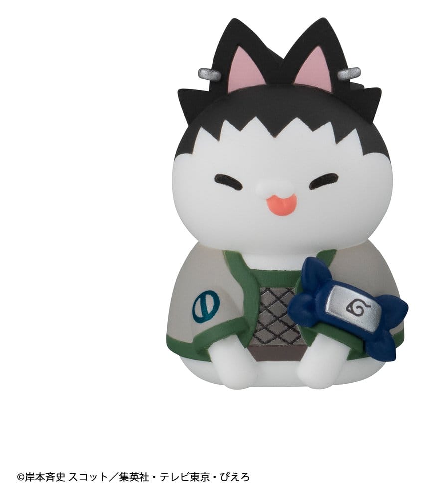 Naruto - 1 Blind Box, Mega Cat Project Minifigures 3 cm Nyaruto! Cats of Konoha Village Reboot