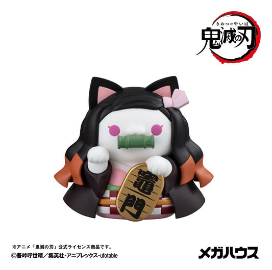 Demon Slayer: Kimetsu no Yaiba - 1 Blind Box, Mega Cat Project Minifigures 6 cm Demon Slayer Fortune Cats ver. 02