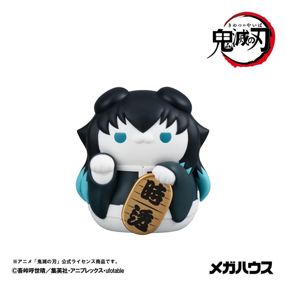 Demon Slayer: Kimetsu no Yaiba - 1 Blind Box, Mega Cat Project Minifiguren 6 cm Demon Slayer Fortune Cats ver. 02
