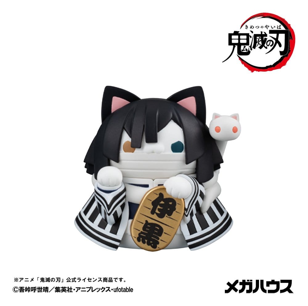 Demon Slayer: Kimetsu no Yaiba - 1 Blind Box, Mega Cat Project Minifiguren 6 cm Demon Slayer Fortune Cats ver. 02