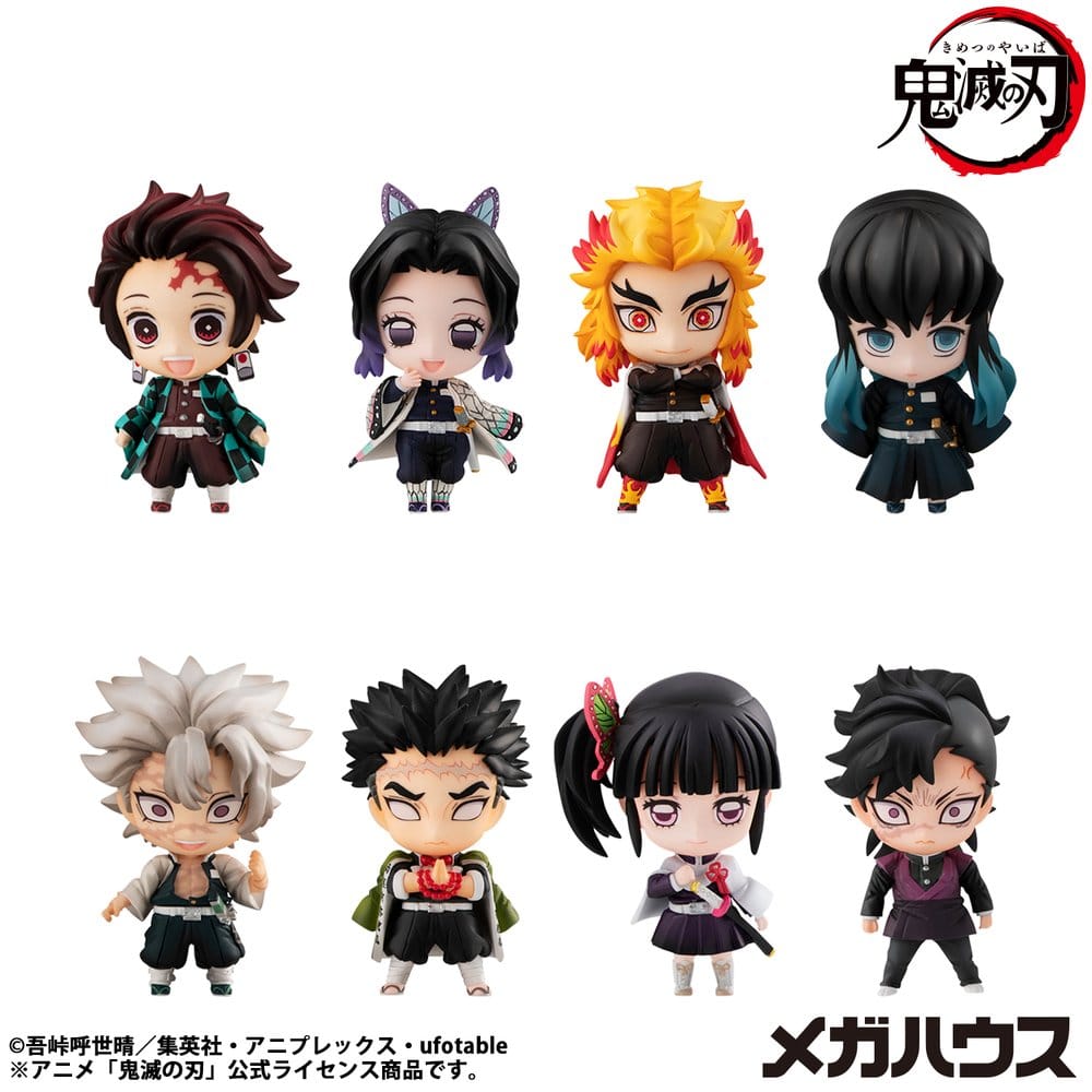 Demon Slayer - 1 Blind Box, Tanjiro & Friends, Kimetsu no Yaiba Sammelfiguren Vol. 2 5 cm Sortiment