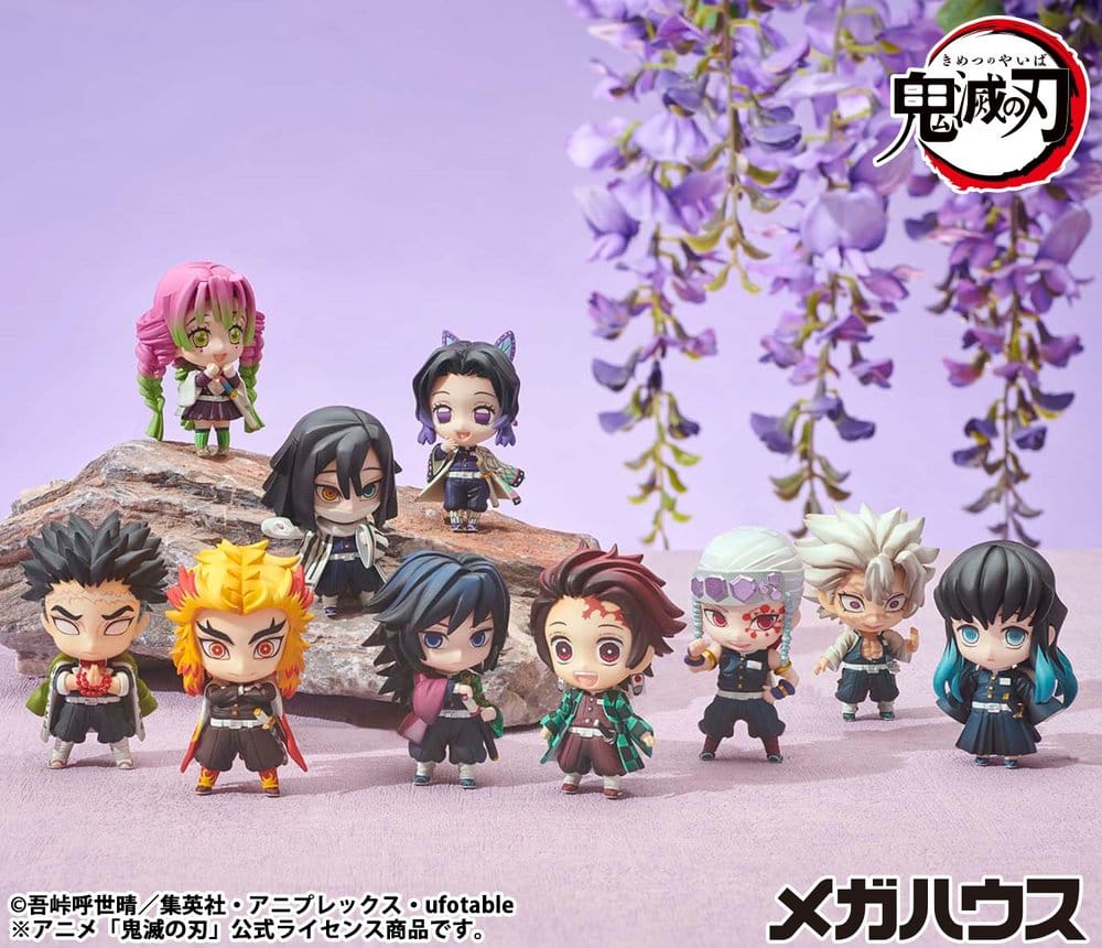 Demon Slayer - 1 Blind Box, Tanjiro & Friends, Kimetsu no Yaiba Sammelfiguren Vol. 2 5 cm Sortiment