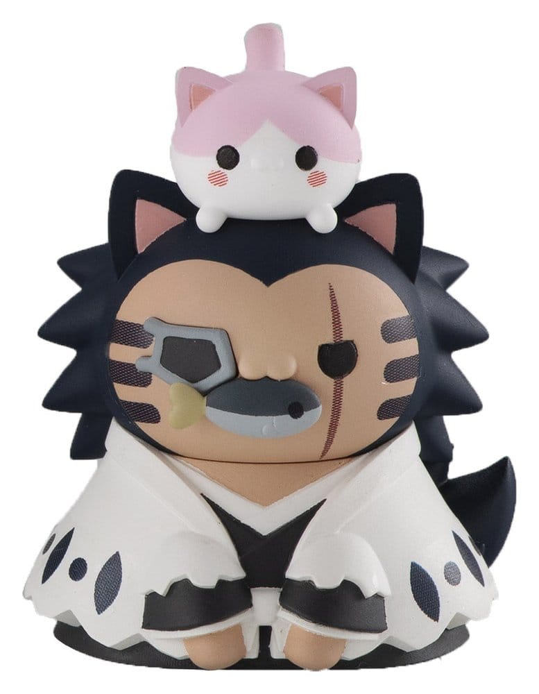Bleach - 1 Blind Box, Mega Cat Project Mini Figures 3 cm Thousand-Year Blood War Bleach Nyan