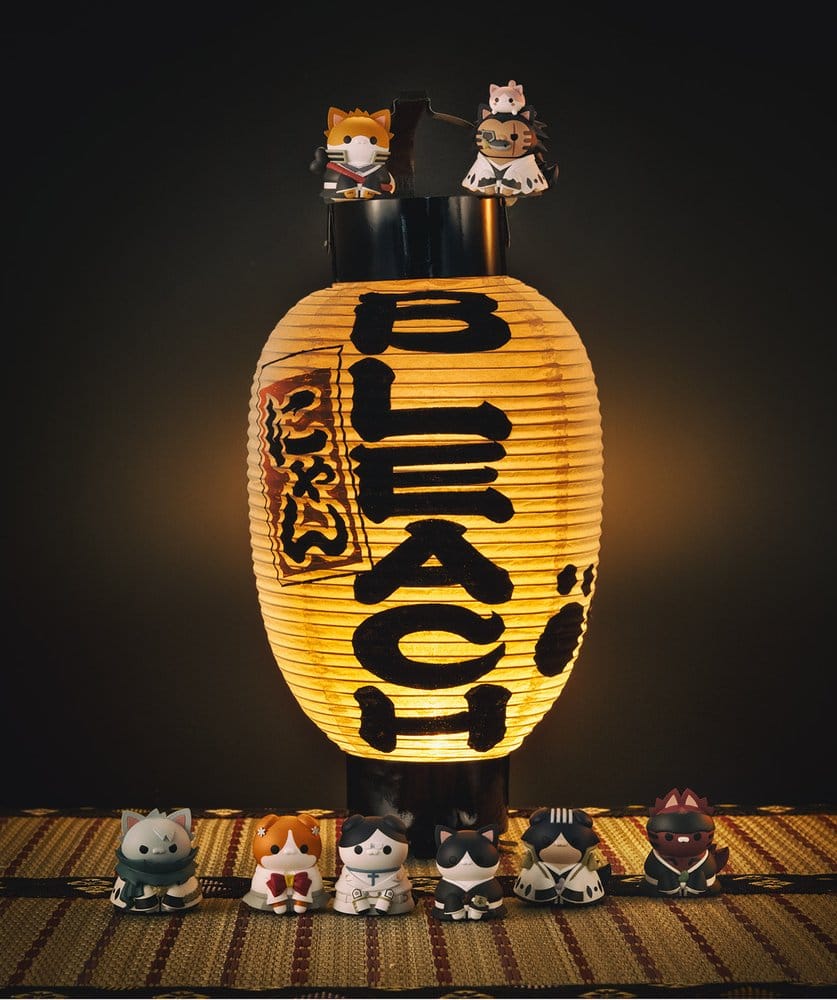 Bleach - 1 Blind Box, Mega Cat Project Mini Figures 3 cm Thousand-Year Blood War Bleach Nyan