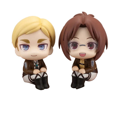 Attack on Titan Look - Hange Zoe & Erwin Smith (with gift), Up PVC Statuen 11 cm