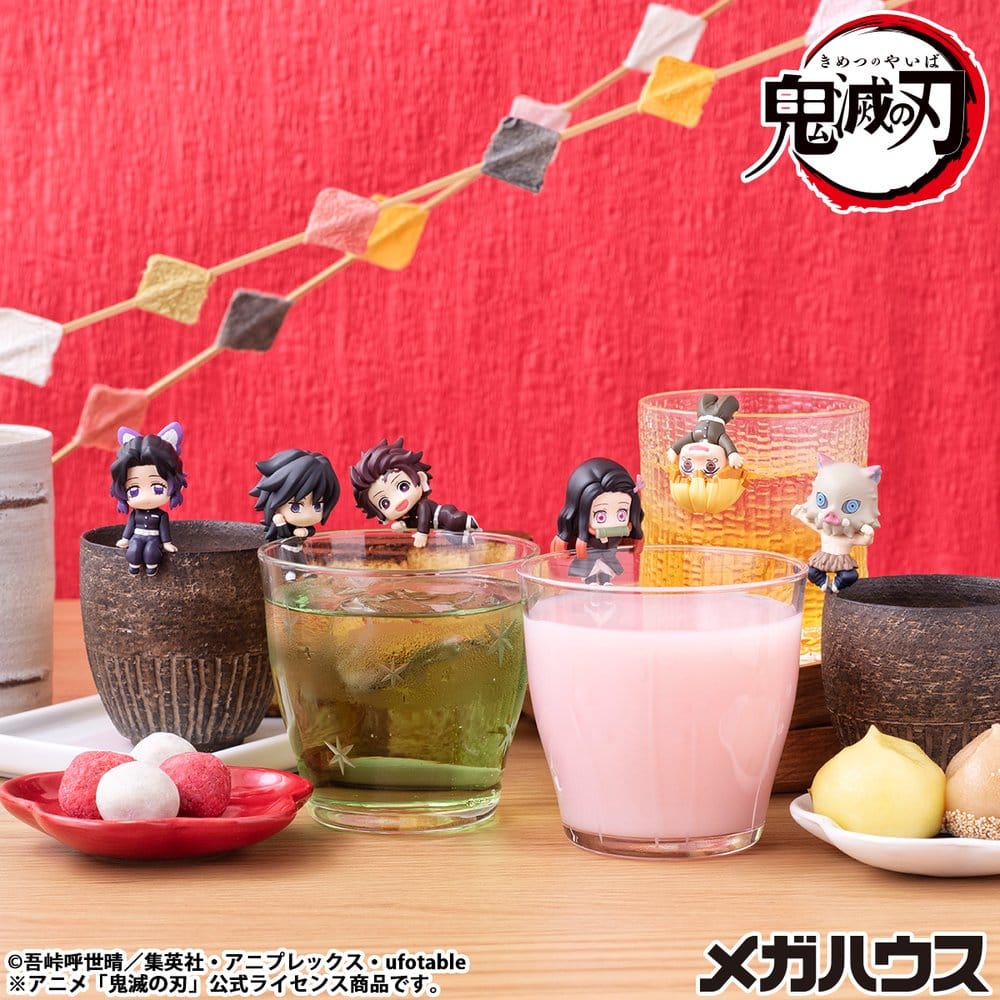 Demon Slayer - Kimetsu no Yaiba Ochatomo Series Collectible Figures 4 cm Assortment (6)