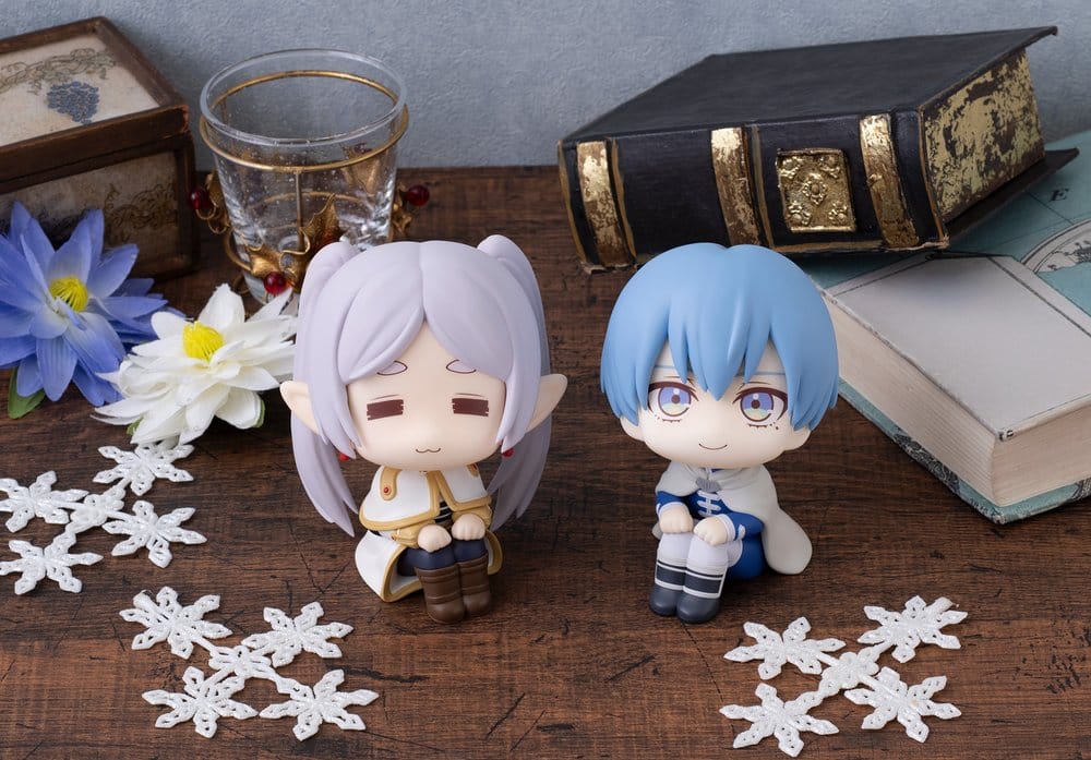Frieren: Beyond Journey's End - Frieren Droopy Face Ver. & Himmel, Look Up PVC Statuen 11 cm (with gift)